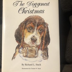 The Doggonest Christmas By Richard Lynn Stack Reading Age 7-9 48 Pages Signed