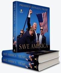 Donald J. Trump Save America Hardcover Book 2024 MAGA Make America Great Again
