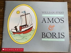 Amos & Boris by William Steig 1971 PB First Scholastic Ed. Very Good