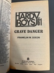 1990s-2000s The Hardy Boys Book Lot #61 & 160, Grave Danger, A Game Called Chaos