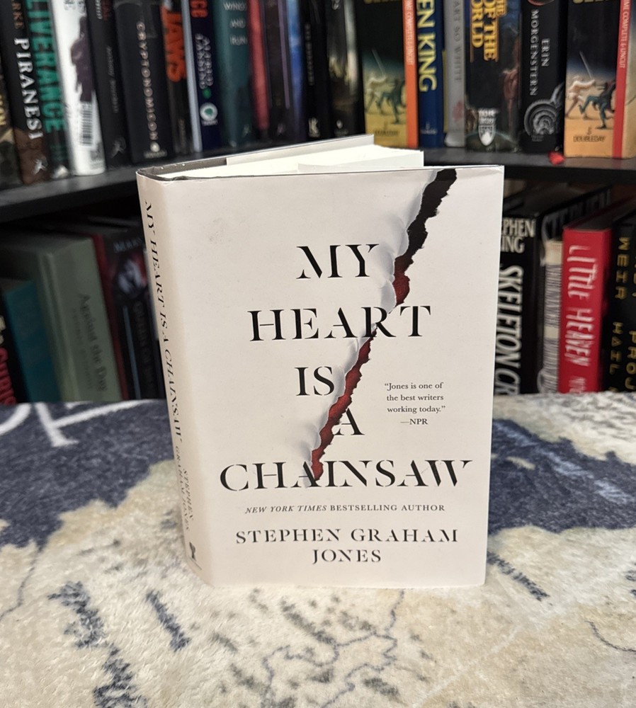 My Heart Is a Chainsaw – Stephen Graham Jones (Hardcover) First Edition/Print VG