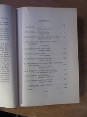 Race Relations and the Race Problem: A Definition and an Analysis 1939 Duke Univ
