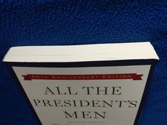 All the President’s Men by CARL BERNSTEIN and BOB WOODWARD, very good condition