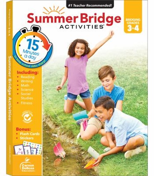 Summer Bridge Activities®, Grades 3 to 4 Paperback Summer Bridge