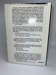 Conspiracy by Anthony Summers 1st Edition 1980 Hardcover