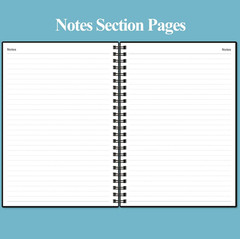 A5 Accounting Ledger Book Undated Expense Tracker 128 Pages