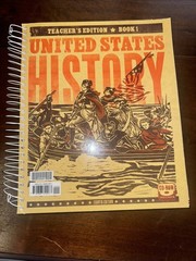Bob Jones United States History Teacher Edition Textbook 11th Grade Book 1 And 2