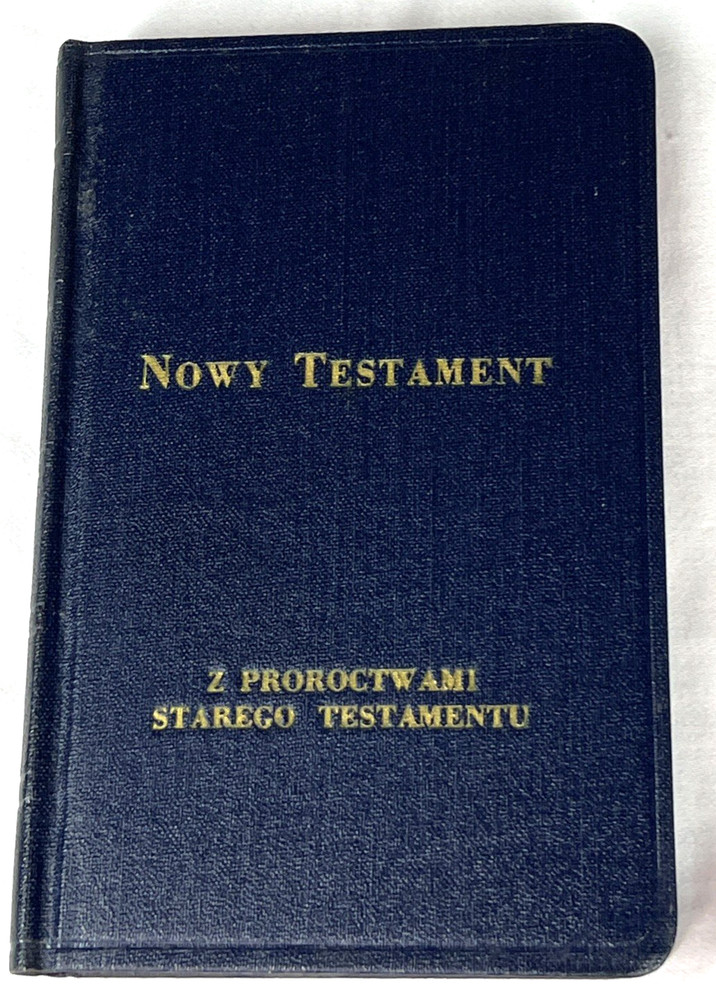 New Testament: Nowy Testament Polish Script Font Bible 6.25″x4″ NOS