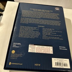 Niv, Thompson Chain-Reference Bible Revised & Updated, Comfort Print Leathersoft