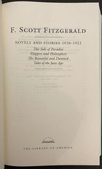 F. Scott Fitzgerald: Novels and Stories 1920-1922 (LOA #117) (2000 HC SC) 1st pr