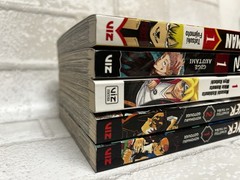 Lot of 5 Shonen Jump Manga – Chainsaw Man JJK Demon Slayer Boruto, English Ed