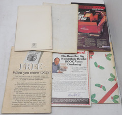 Lot of 6 Vintage Organic Gardening and Farming Magazines 1982-1986