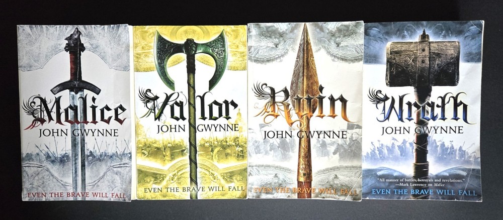 The Faithful and The Fallen by John Gwynne Books 1-4 Complete Set Trade PB