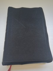 Nice 1942 Holman Jewel KJV Bible Black Genuine Morocco Leather