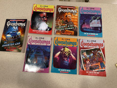 Goosebumps Books Lot of 8 – One 1990s, others from 2000s RL Stine Not Numbered