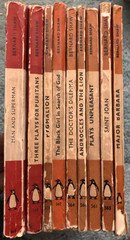 Bernard Shaw books, lot of 9 Penguin editions, Man and Superman, Pygmalion, etc.