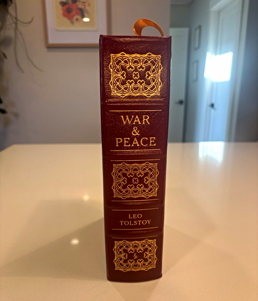 Easton Press War and Peace Leo Tolstoy Collector’s Ed Leather Bound