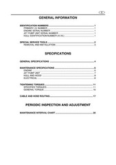 YAMAHA WaveRunner GP1300R Supplementary Service Manual , BOUND, COVERS, FOLDOUTS