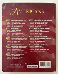 The Americans By Holt McDougal