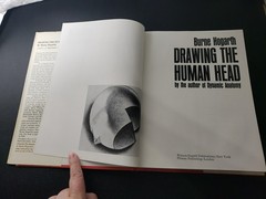 Drawing the Human Head Burne Hogarth 300 Illustration HC / DJ Book 1ST EDITION