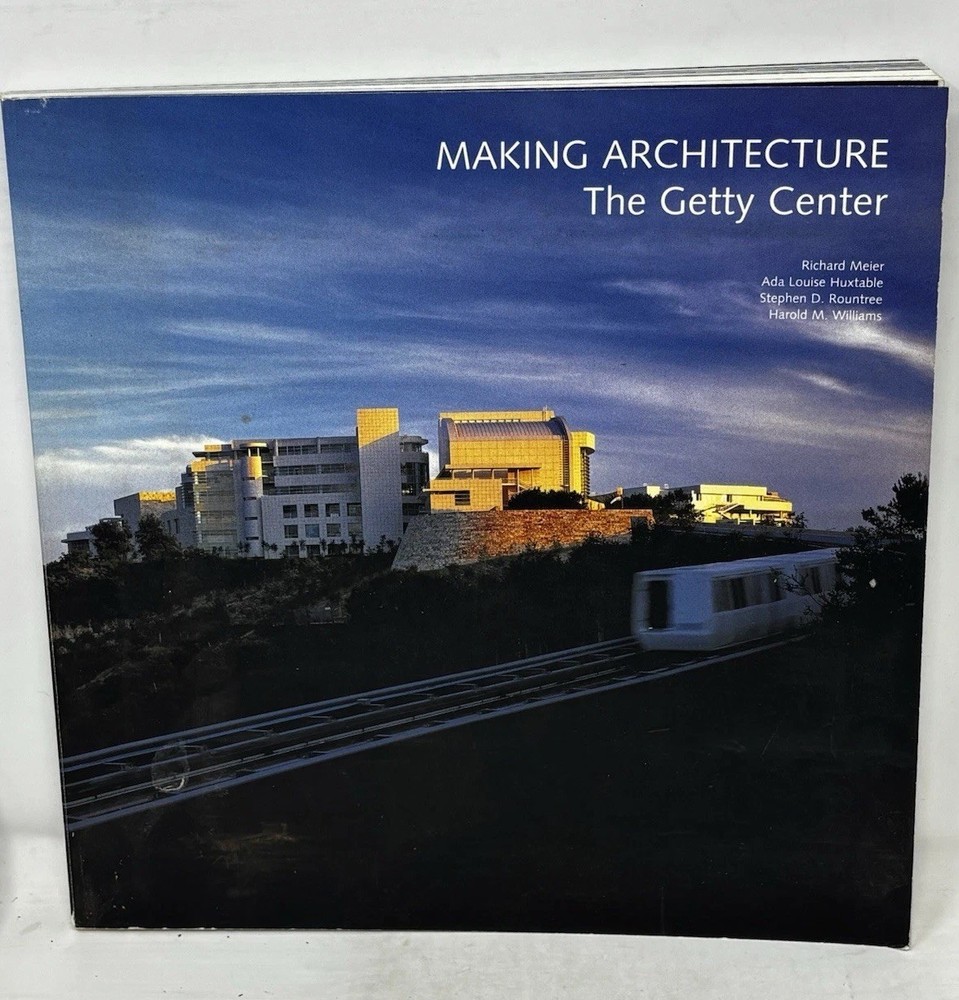 Making Architecture The Getty Center1997 168 pages VTG 10″x 10″