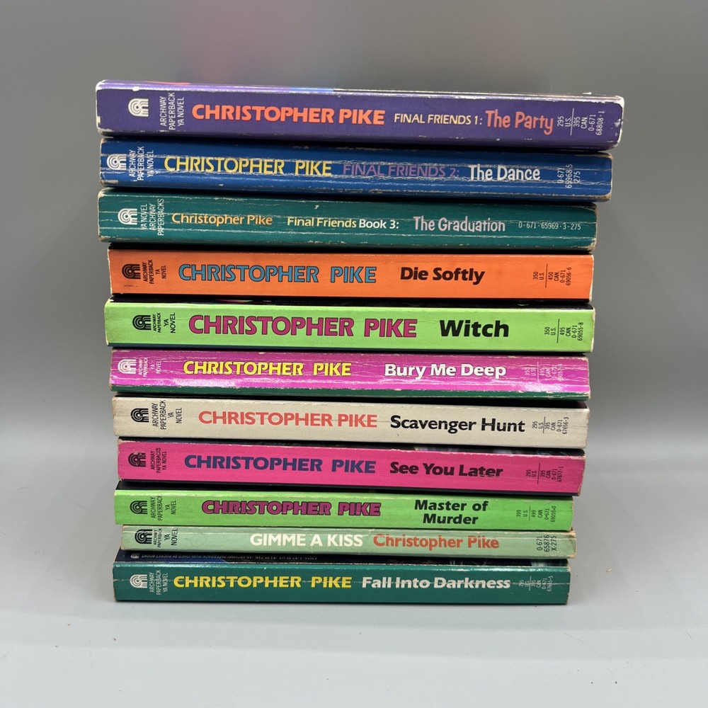 Christopher Pike Book Lot Of 11 Paperbacks Vintage Final Friends 1-3 Bury Me