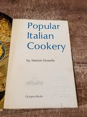 Popular Italian Cookery Marion Howells