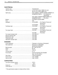 SUZUKI GN125 Motorcycle Service Manual 1983 To 2001, BINDING – TOUGH COVERING