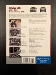 BMW X5 (E53) Service Manual by Bentley. Supports all models – 2000-2006