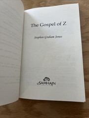 The Gospel Of Z Stephen Graham Jones First Samhain TPB 2014