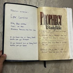 Holy Bible John Hagee Prophecy Study Bible NKJV Bonded Leather 1997