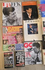 John F Kennedy Vintage Book Lot Of 33 History Magazine Collection Conspiracy JFK