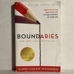 Boundaries Dr. Henry Cloud Dr. John Townsend Book Updated And Expanded Edition