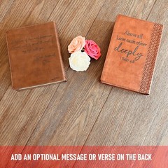 Personalized KJV Everyday Study Bible, Custom Photo Engraved, Christian Gifts