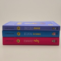 Terri Libenson Emmie & Friends 3 Book Lot Middle School Graphic Novels Kid Books