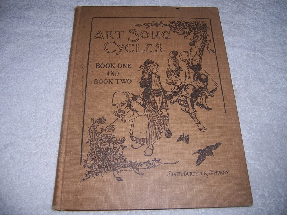 Art Song Cycles Book One and Book Two W. Otto Miessner hc songbook 1910