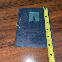 1930 Penn State Leather Book 6” X 4” Hand Made Vintage 30ish Pages