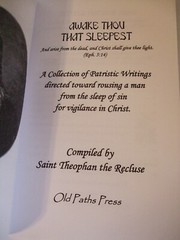 Awake Thou That Sleepest St Theophan the Recluse Orthodox, Newly Translated SALE