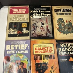 Keith Laumer Vintage Sci Fi PB Book Lot of 12 Vintage 1960s-1980s Very Good Cond
