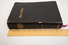 Holy Bible 1944 KJV National Bible Press Maps Indexed Concordance Damaged