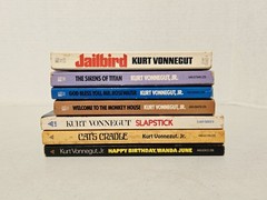 7 Vintage Kurt Vonnegut, Jr. Paperback Novels (Dell & Delta) – No Duplicates