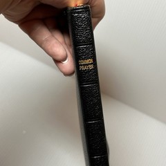 1952 Black Morocco Leather Lined BOOK OF COMMON PRAYER, Oxford University Press