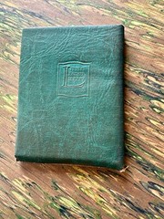 1921 Green Little Leather Small Book Barrack Room Ballads KIPLING Classic Lit