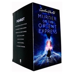 New Sealed Agatha Christie Poirot Series 7 Books Collection Box Set Paperback