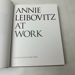 Annie Leibovitz At Work 2008 First Edition Photographer Memoir Random House