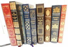 9 Easton Press Classic Books ~ Leather Bound Gold Gilt Crisp