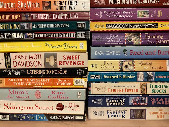 Lot of 10 Cozy Mystery Paperbacks Random Mix of Books
