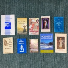 Lot of Vintage pamphlets: Christian / Catholic / Religious texts, set of 10