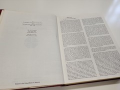 1972 THE HOLY BIBLE in Four Translations Parallel Edition LARGE Hardcover