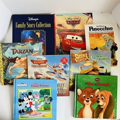 Disney Children’s Book Lot 8 Mixed Titles Hardcover Paperback Mixed Ages Vintage